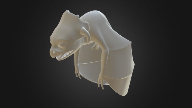 Scales baby dragon - Sintel 3D Model