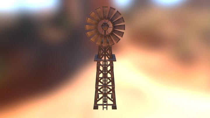 Wooden Windmill – Free 3D Model STL