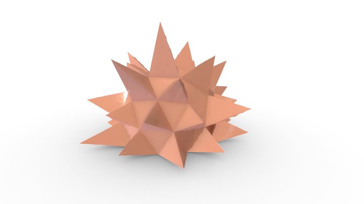 Triangle Cone Form 3D Model