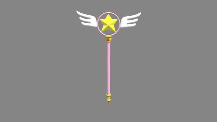 Sakura Wand 3D Model