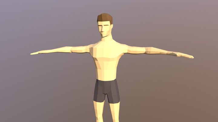 Low Poly Male Character [Free Download] 3D Model