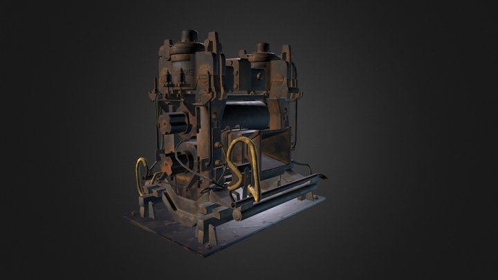 Rolling mill 3D Model