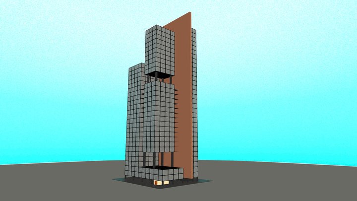 Low Poly City Building [Modern Office}