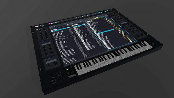 ReFX Nexus 4 - Virtual Synthesizer 3D Model 3D Model