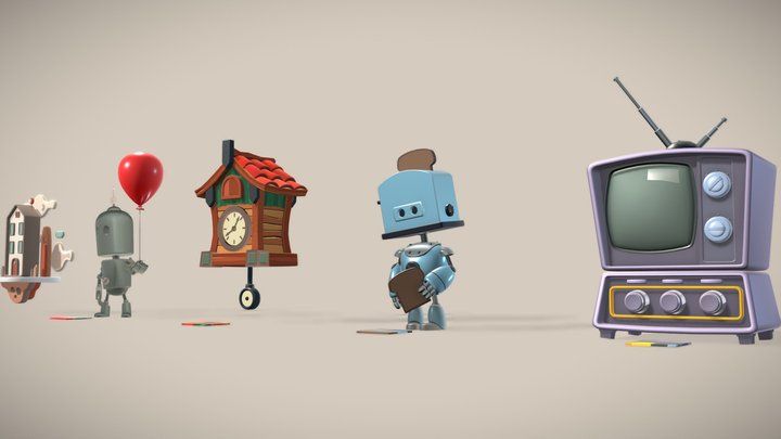 [HW XYZ School] Color 3D Model