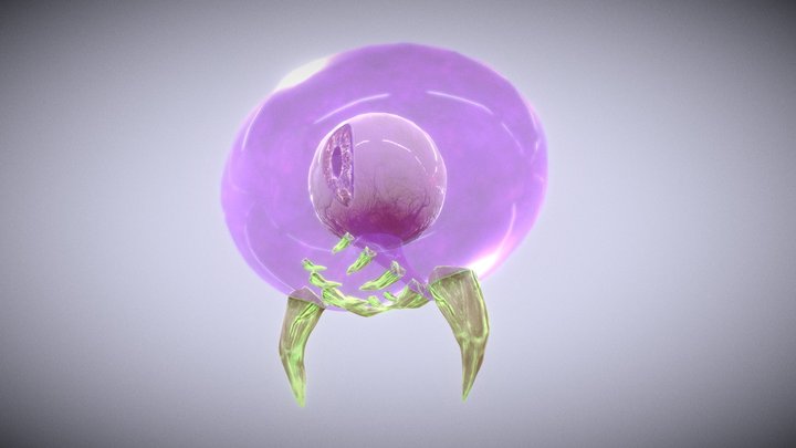 Eyeball Monster 3D Model