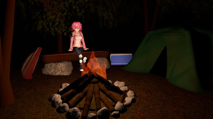 Work 10 Final - Camping 3D Model