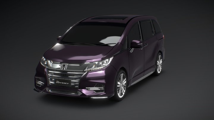 Honda Odyssey 2018 3D Model