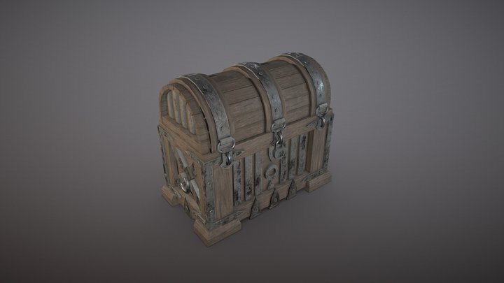 Old Chest 3D Model