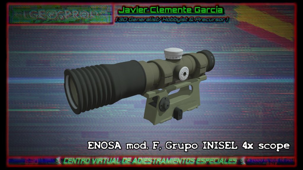 ENOSA mod. F, Grupo INISEL 4x scope