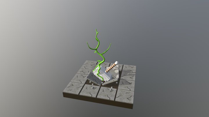 Plant Scene 3D Model