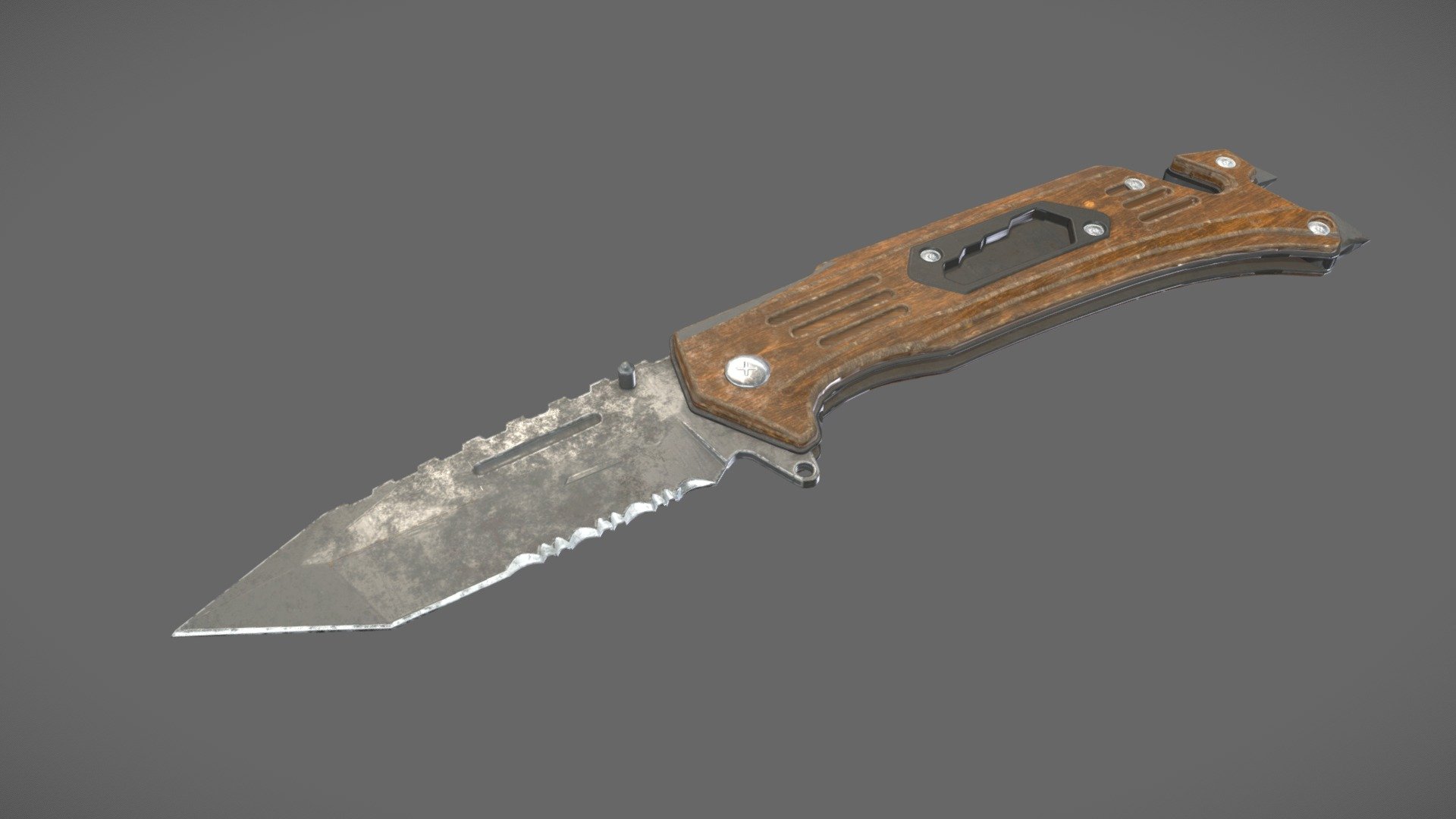 Utility Knife 3D model by Jonas Vanelstlande (JonasVanelstlande