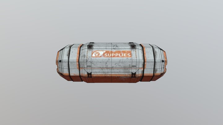 Apex Legends Supply Crate 3D Model