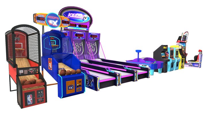 Arcade Machines / Arcade Games 3D Model