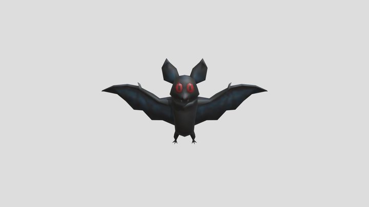Gorilla_ Tag_ Halloween_ Bat 3D Model