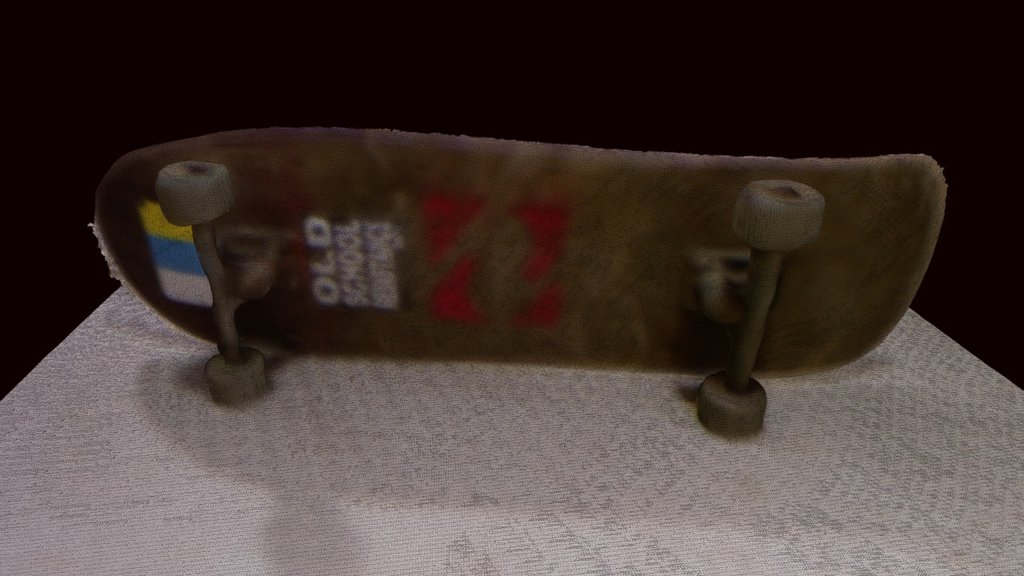 old School Skateboard - side B