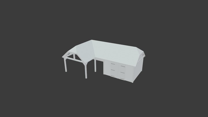 Poolhouse 3D Model