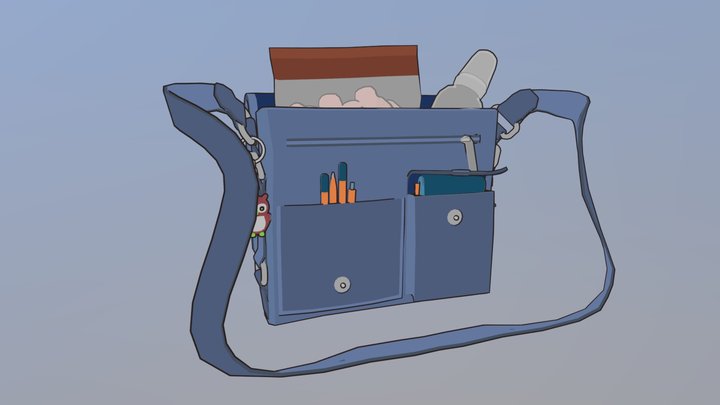 Family-style bag 3D Model