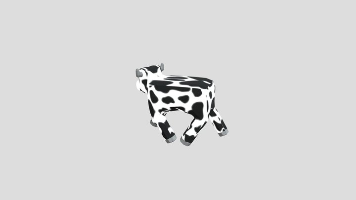 big scary cow 3D Model