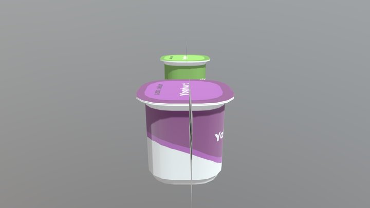 YOGHURT  SET 1 3D Model
