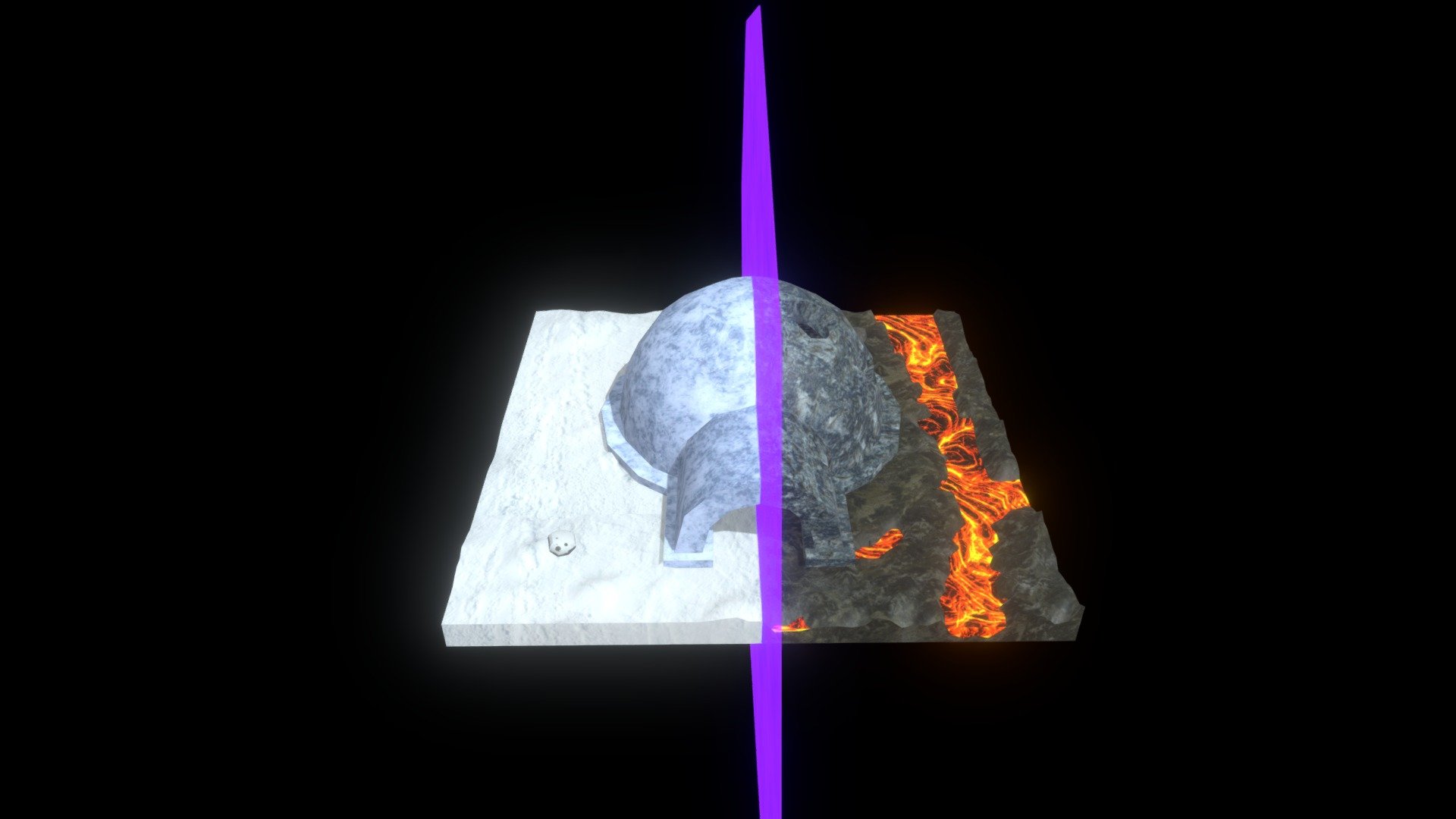 Ice And Magma 3d Model By Martsg2 634fc97 Sketchfab