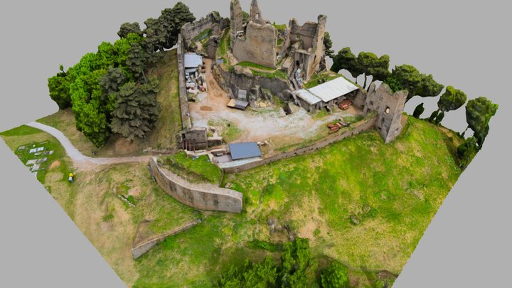 Castle of Divény 3D Model