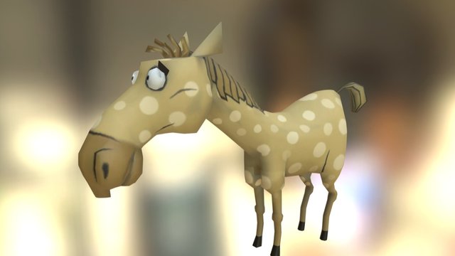 Horse01 Adult 3D Model