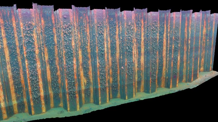 Harbour Wall 3D Model