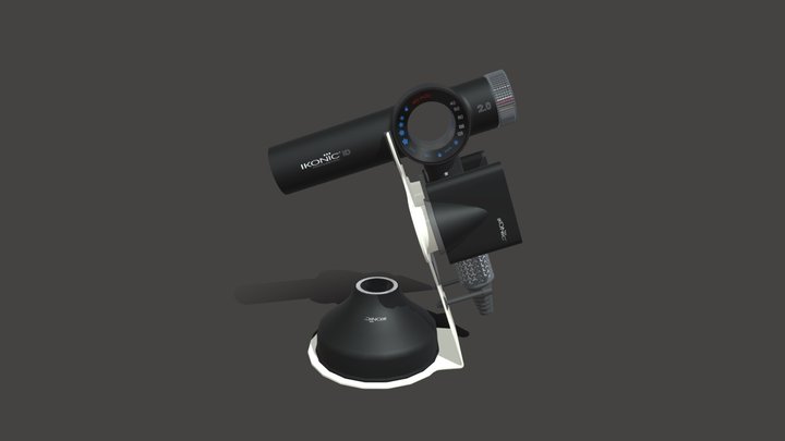 Hair Dryer 3D Model