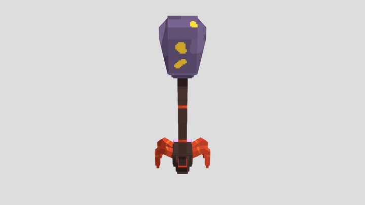 Coral Reef Grabber 3D Model