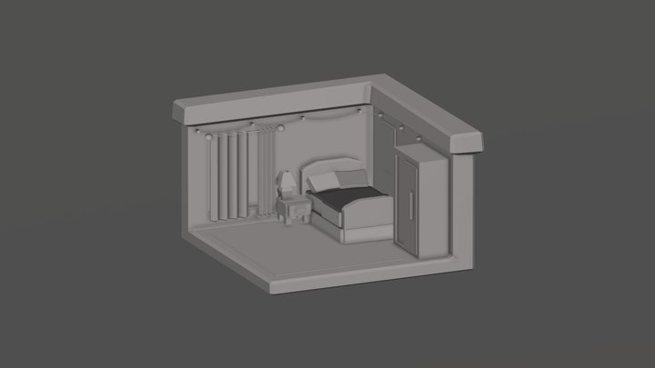 Master Room 3D Model