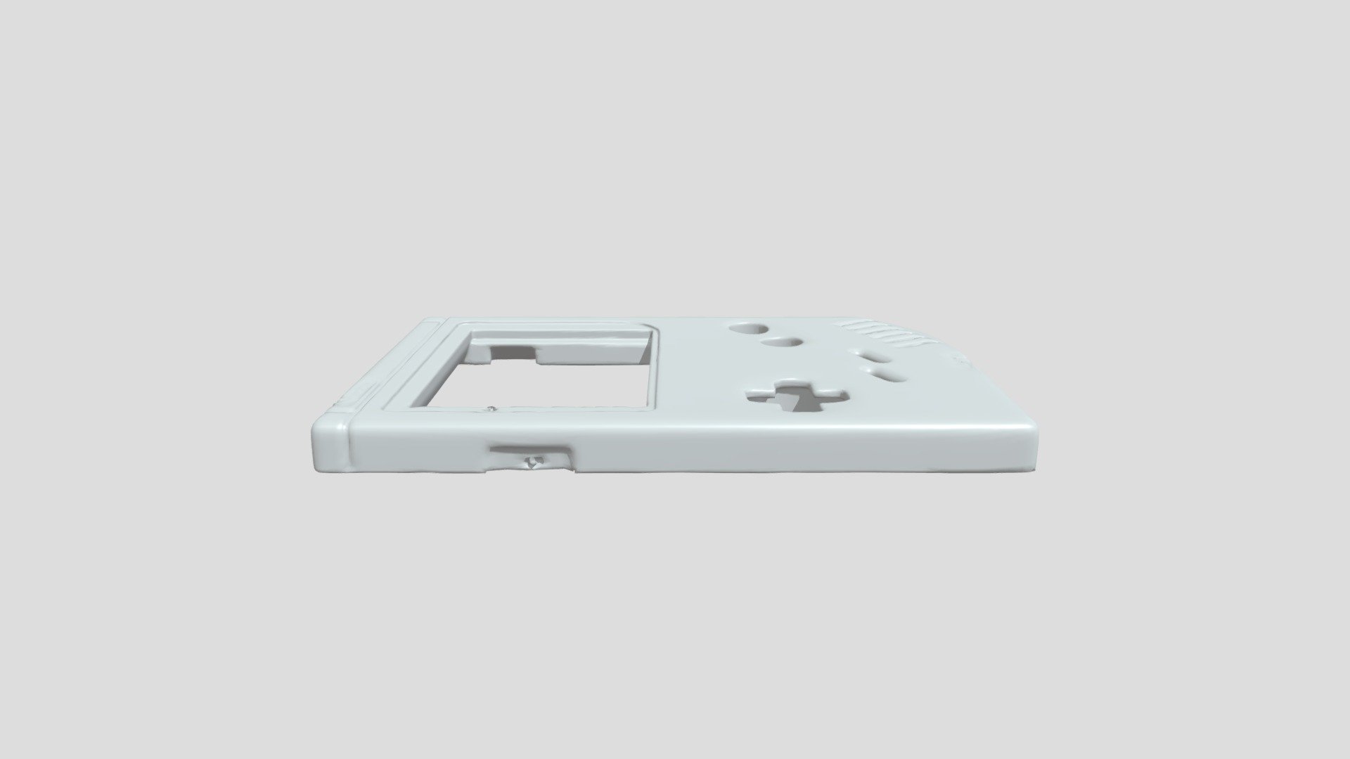 Game console shell - 3D model by alexandercamargo787 [6352b12] - Sketchfab