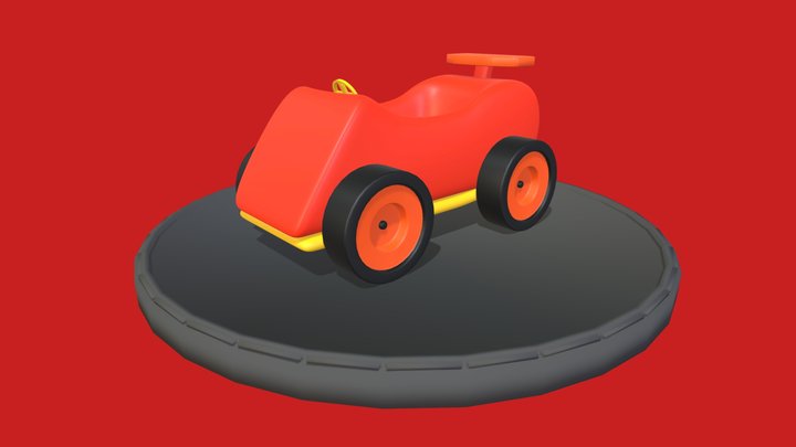 машинка 3D Model