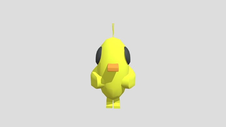 Chik lowpoly 3D Model