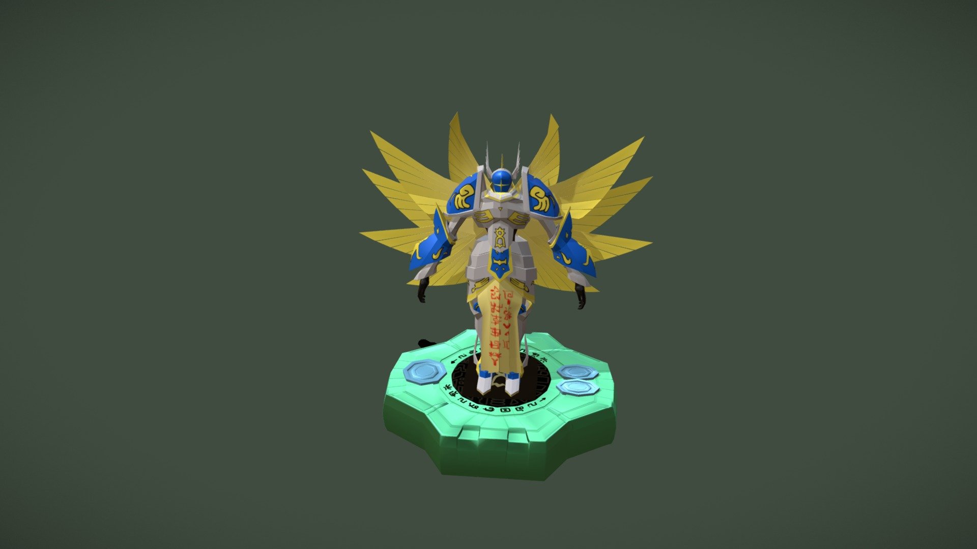 Seraphimon — Sketchfab embed 3D viewer