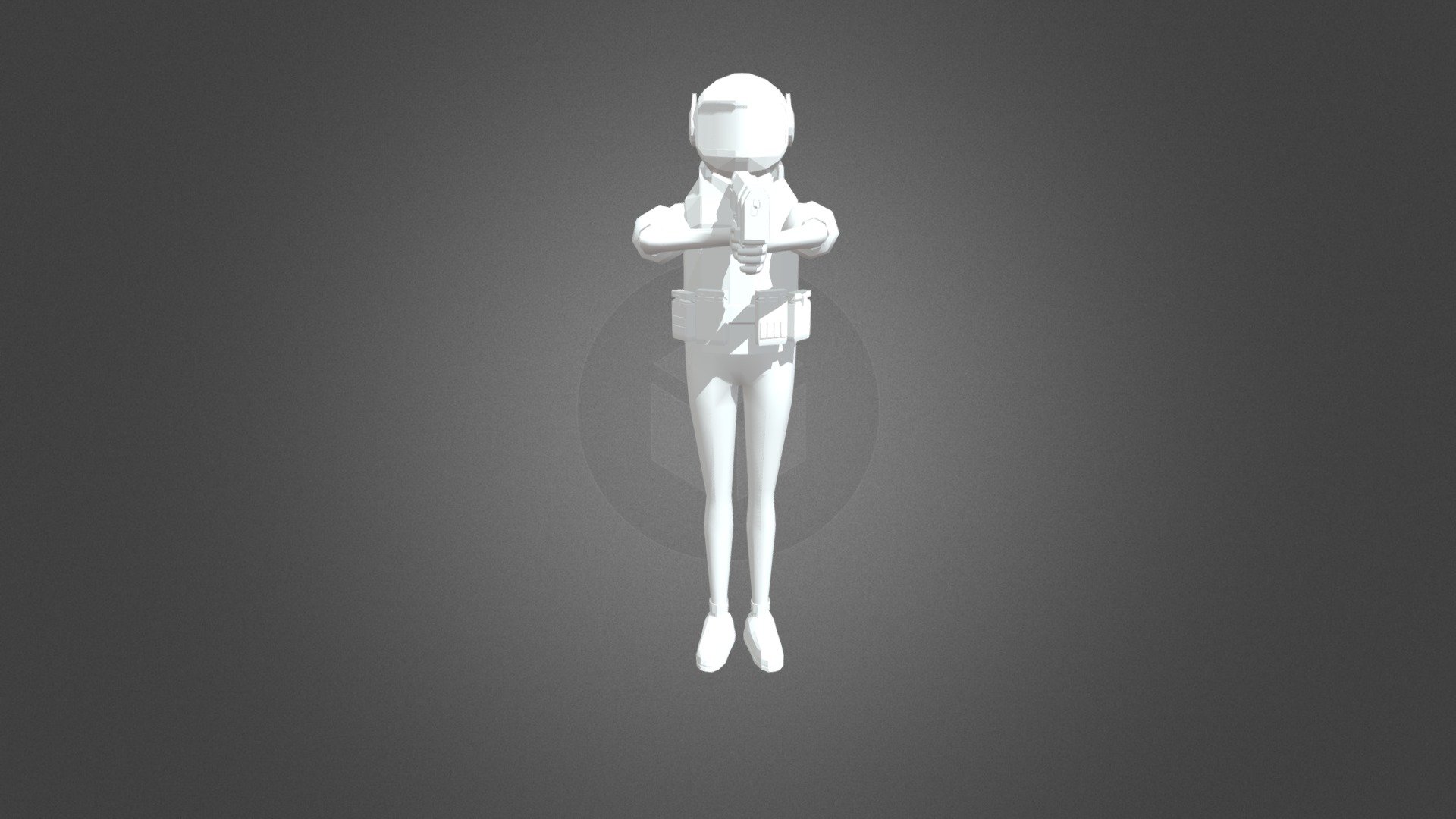 Sci Fi Solider 3d Model By Eveningbird [6354f44] Sketchfab