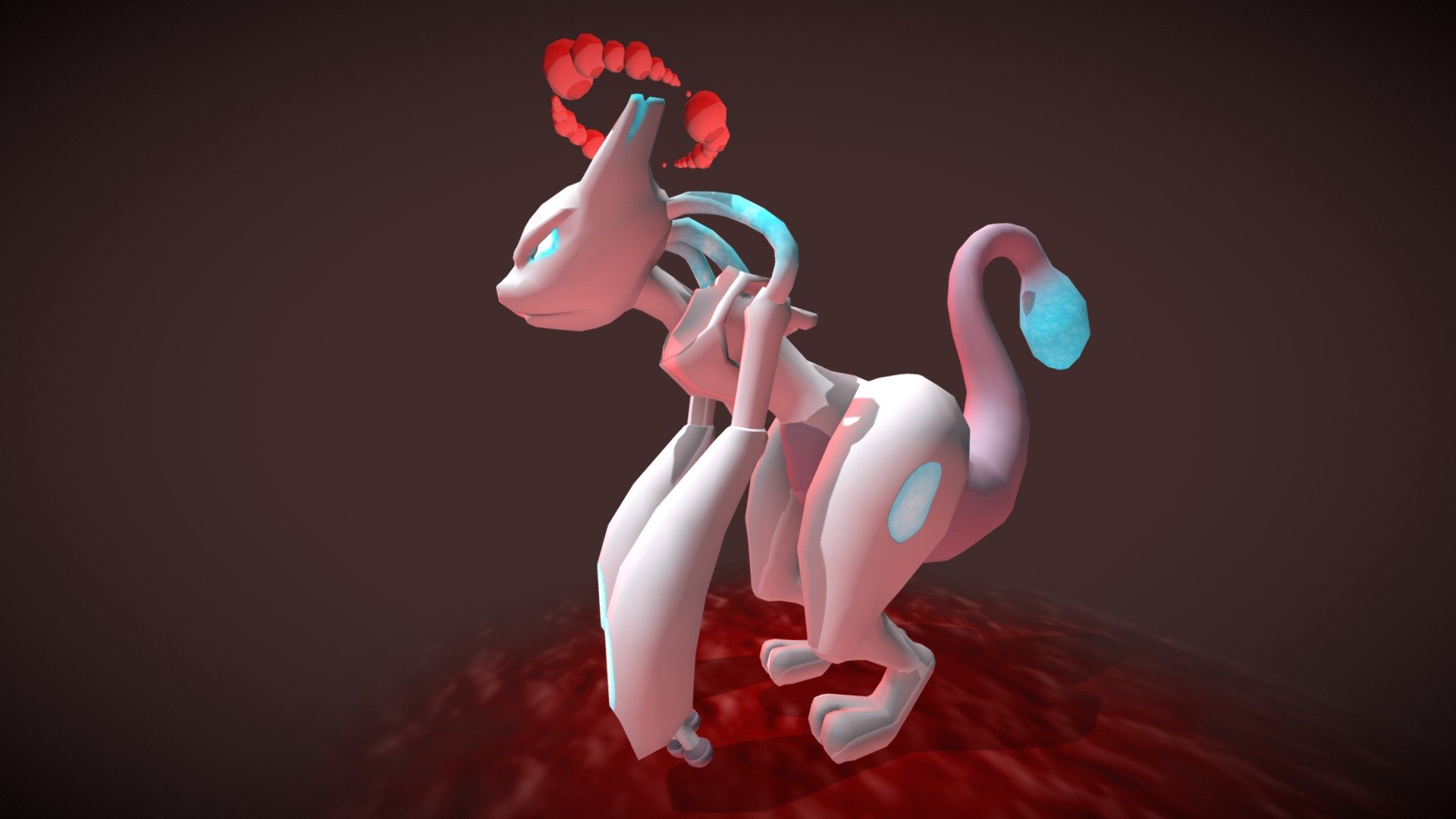 Gigantimax Mewtwo - 3D model by Ralph Bosman (@RalphBosman) [6356ac4 ...