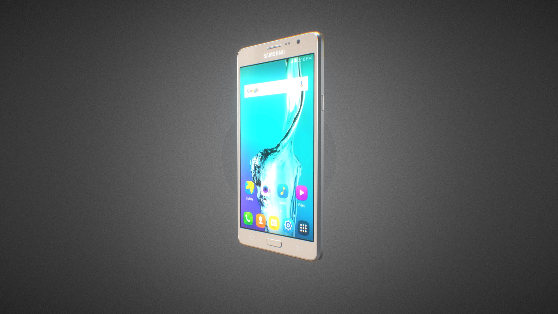 3D model Samsung Galaxy On5 PRO for Element 3D - This is a 3D model of the Samsung Galaxy On5 PRO for Element 3D. The 3D model is about a cell phone on a table.