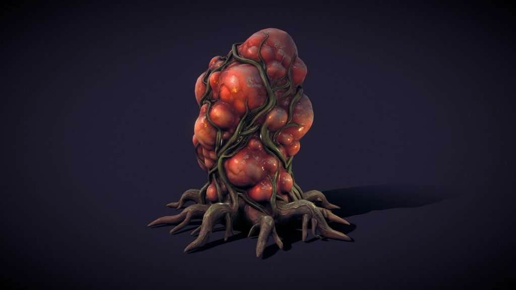 Living Flesh Blob - Free Organic Horror Asset
