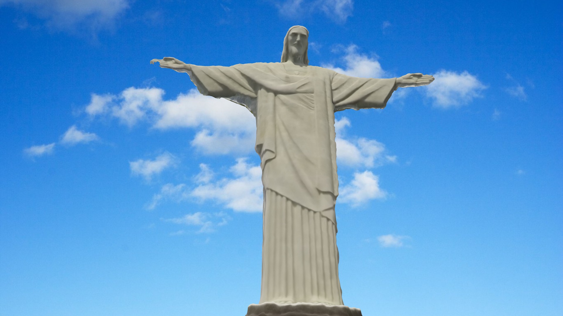 Christ the redeemer, Rio de Janeiro Download Free 3D