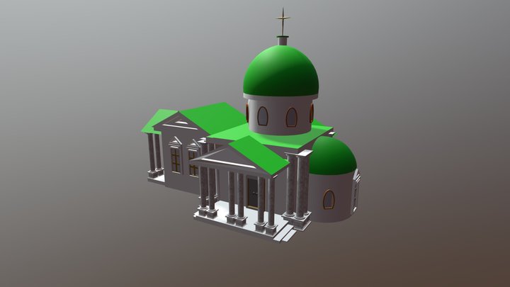 Всіхсвятська церква ( м. Ніжин) 3D Model