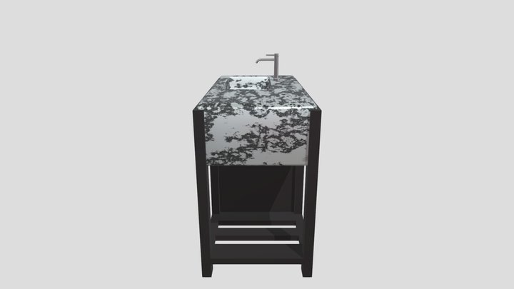 Sink& Tap 3D Model
