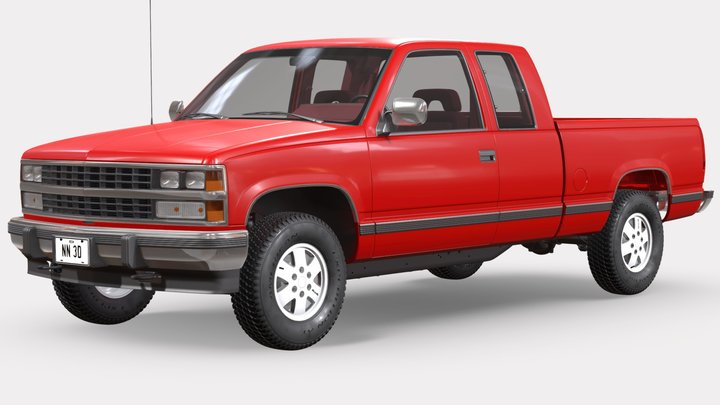 GENERIC PICKUP TRUCK 25 3D Model