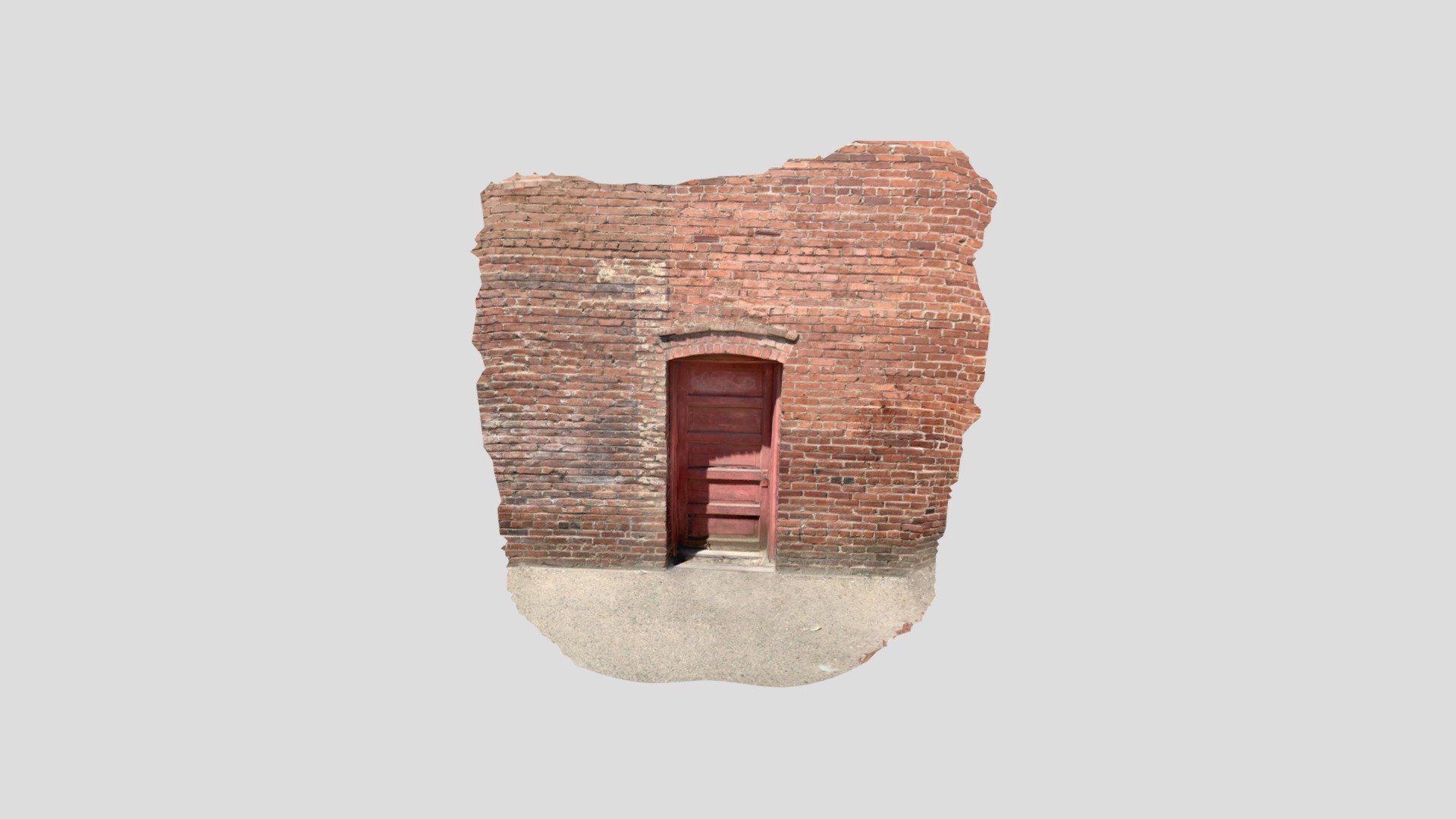 Door In Brick Wall