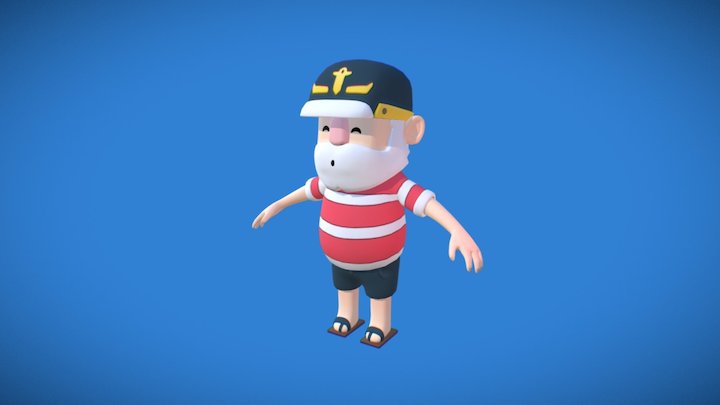 Solo - Male Sailor 3D Model