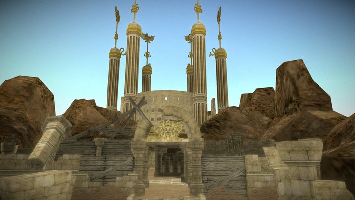 Gerudo Desert (Colosseum) – Free 3D Model STL