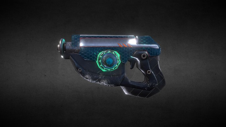 OverWatchGun 3D Model
