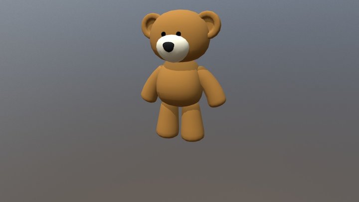 Teddy Bear Animation - WIP 3D Model