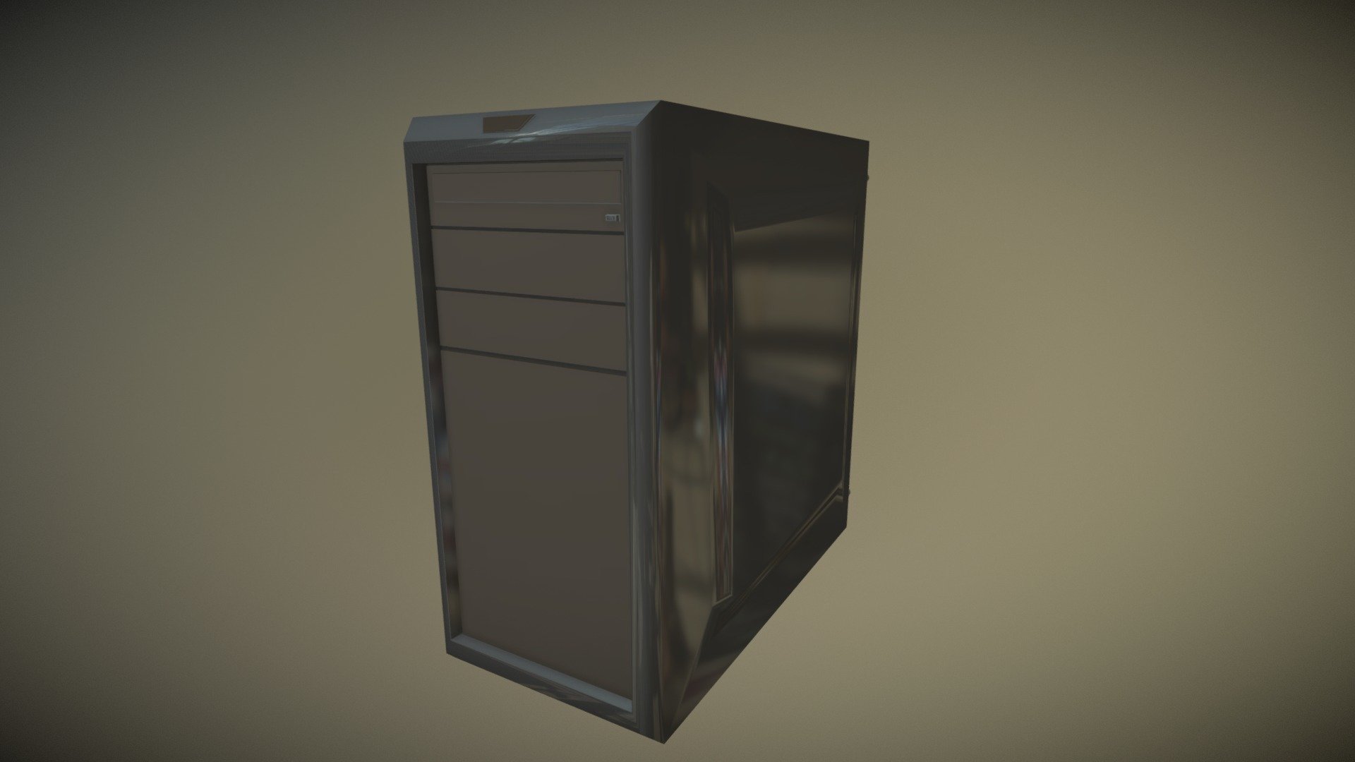 Daily 3d Challenge 01 — Custom Pc Case 3d Model By Gabrieldorin