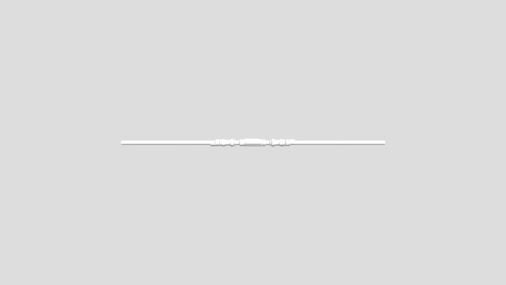 Double blade Lightsaber 3D Model